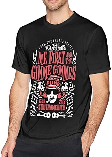 Athletic Shirts & Tees Top and Blouse, Mens Vintage Me First and The Gimme Gimmes T Shirts Black