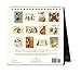 Cavallini Papers & Co 2018 Vintage Cats Desk Calendar