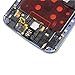Sunways Main Board Holder Mid Frame with Battery Cover Back Door Replacement for Motorola Google Nexus 6 XT1100 XT1103 with Device Opening Tools