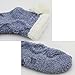 4 Pack Women Indoors Anti-Slip Winter Fuzzy Slipper Socks with Grips