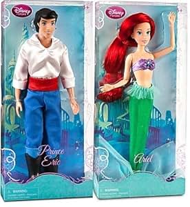 Amazon.com: The Little Mermaid & Prince Eric Doll Set -- 12'' H