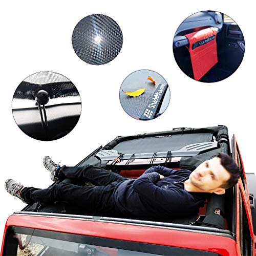Shadeidea Sun Shade for Jeep Wrangler JL Unlimited 2 Door and 4 Door