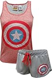 Marvel Women's Captain America Shield 2 Piece Set, Assorted, Medium