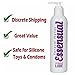Sensual Wands Essensual Hybrid Lube - Best Personal Silicone Water Based Lubricant - Men Women Edible Sexual Lubricants for Couples Sex Anal Butt - Hypoallergenic