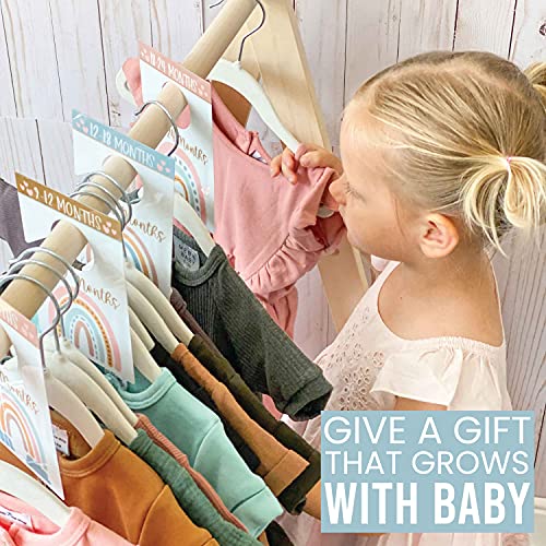 6 Baby Closet Size Dividers Baby Girl Boho Baby Closet Dividers By