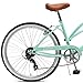 Critical Cycles Chatham Women's Beach Cruiser; Seven Speed, Seafoam / Whitewall