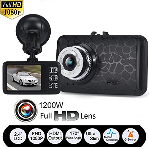 ZIYUO Car Dash Camera 1080P HD CAR DVR G-sensor Video Camera Recorder