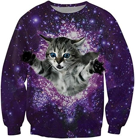 Chiclook Cool Women Men Funny Hoodies Sweatshirt 3D Clothing T Shirt