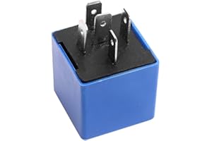 ZHPTAM 5 Terminals (5 Pin) Flasher-Hazard Warning/Turn Signal Fix for Fast Hyper Flash Compatible for FO-RD LINCO-LN MER-CURY - Replaces OEM # 5C3T-13350-AA, F65B-13350-AA