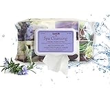 My Spa Life Spa Cleansing Facial Towelettes Infused with Lavender Rosemary Leaf and Japanese Artemisia Princeps - 60 Each (Pack of 3)