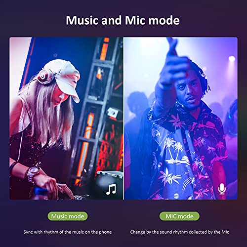 NOVOSTELLA 20ft RGB Smart LED Strip Lights Kit, Music Sync APP RGB