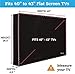 Outdoor TV Cover 40, 42, 43 inch - Weatherproof Protector for Flat TVs with Bottom Seal, 600D Waterproof Material. Extend Your TV Life.
