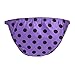 FEESHOW Men's Polka Dots Sissy Pouch Panties Bikini Briefs Crossdress Underwear Purple X-Large (waistline 29.0-48.0