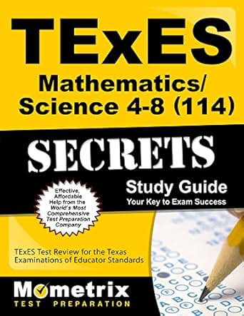 Amazon Com Texes 114 Mathematics Science 4 8 Exam