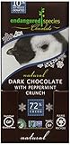Endangered Species Penguin, Natural Dark Chocolate (72%) with Peppermint Crunch, 3-Ounce (Pack of 12)
