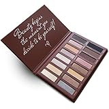 Best Pro Eyeshadow Palette Makeup - Matte + Shimmer 16 Colors - Highly Pigmented - Professional Nudes Warm Natural Bronze Neutral Smoky Cosmetic Eye Shadows