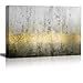 wall26 Canvas Print Wall Art Gold, Gray & Black Abstract Landscape Geometric Shapes Illustrations Modern Art Alternative Dramatic Multicolor Dark for Living Room, Bedroom, Office - 32