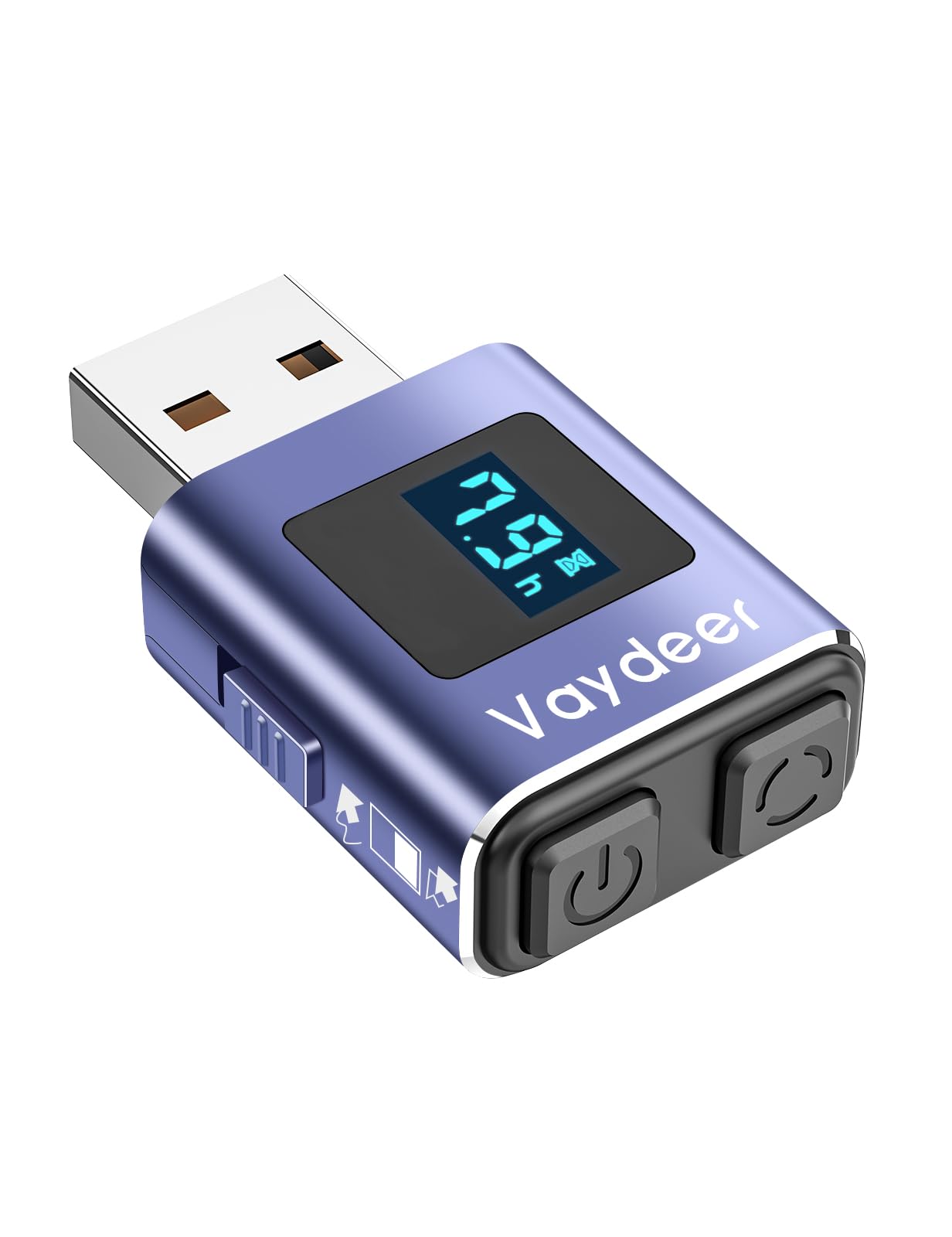 VAYDEER Metal Mini Mouse Jiggler, T5s Mouse Mover