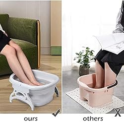 AW Collapsible Folding Foot Bathtub Soak Basin Feet