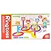 Emorefun Big Size Plastic Cartoon Scoring Quoits Portable Carrying Ring Toss Target Game Toys Game for Kids, Toddlers, Children with 5 Rings