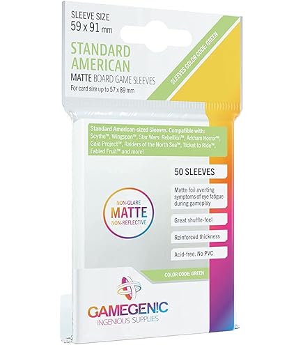Amazon.com: BCW 45x68mm Board Game Sleeves | Precision Fit for Mini-Sized  Cards | Clear, Durable Protection | Perfect for Collectors & Gamers |  Reliable Card Protection