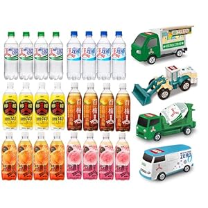 【Amazon.co.jp限定】アサヒ飲料 三ツ矢アソートセット 500ml×24本 [トミカ コンプリートセット] [サイダー]