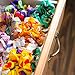 Scrunchies for Hair (8-Pack) | Kids Love These Cute Designed Hair Scrunchies! | A Huge Variety of Scrunchie Colors in this Velvet Scrunchies Pack! | These Hair Scrunchies are Perfect for Thick Hair