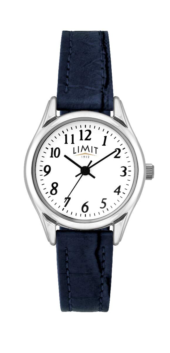 Limit Ladies Analogue Quartz Watch with Blue Strap & White Dial 60201