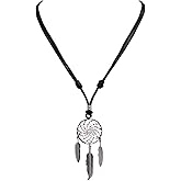 BlueRica Dreamcatcher on Adjustable Cord Necklace