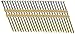 Hitachi 20163S 3-1/4-in X .131 Framing Nails, Full Round Head, Hot Dipped Galvanized, Plastic Strip Collation, For 21 Degree Framing Nailers, 1,000 Per Box