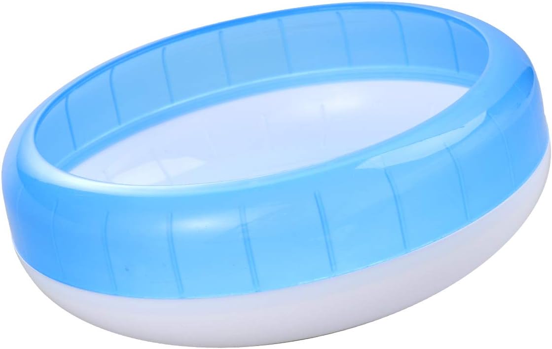 Non Slip Run Disc for Hamsters Hedgehogs Small Pets Exercise Wheel Size L (Blue) - Image 3