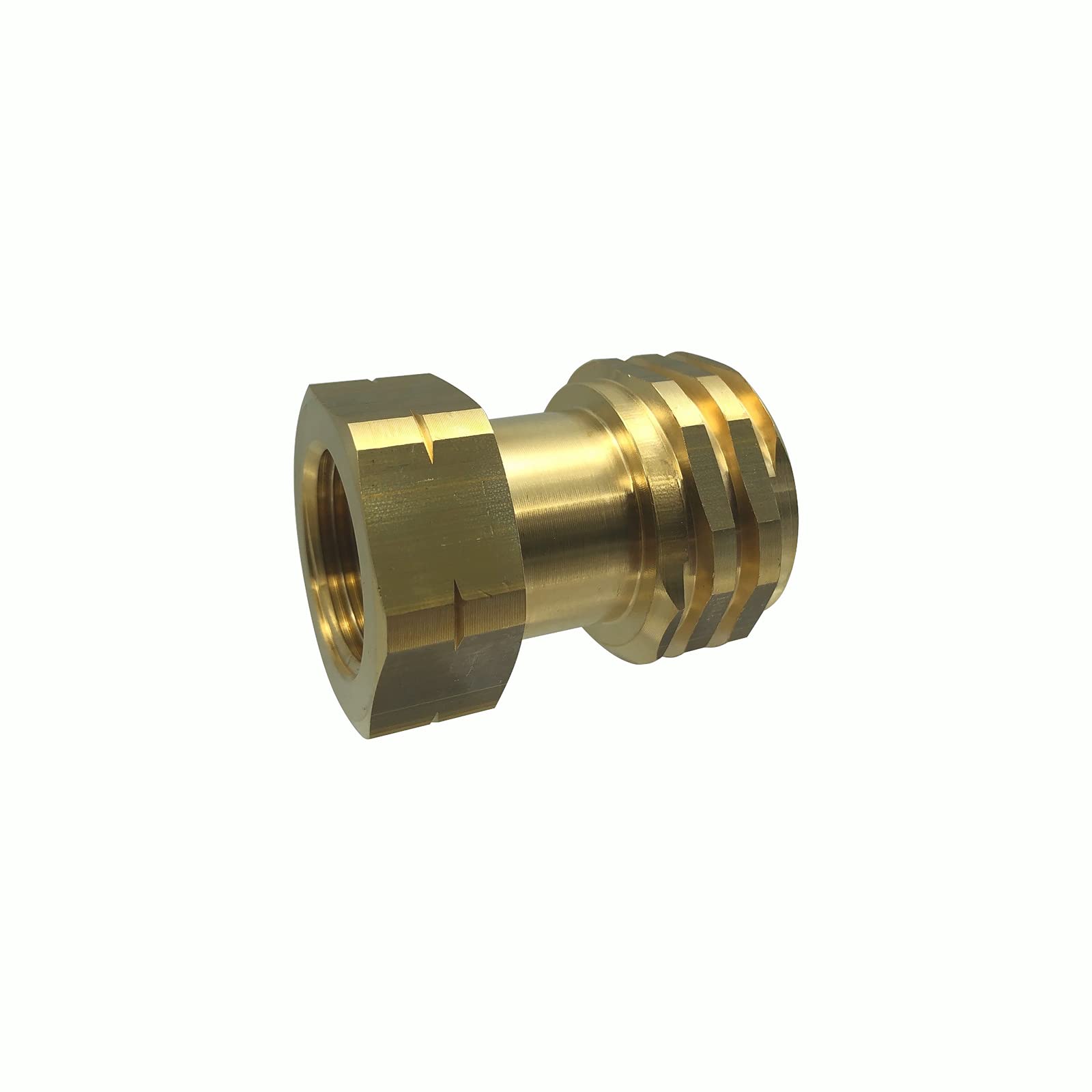 Adapter for US control on German propane gas cylinder attachment