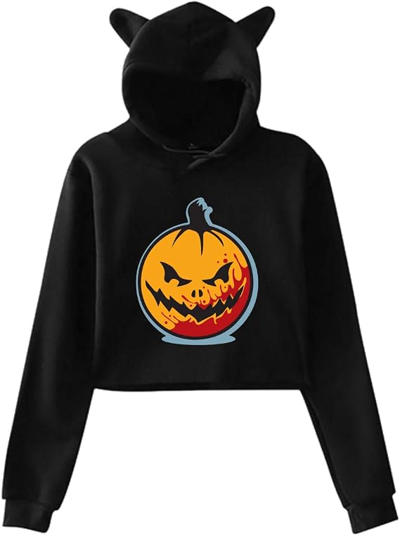 womens jack o lantern sweatshirt