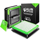 ALL-IN Capsule Filling Machine for Size 0 - Make Your Own Capsules Now Easier and Faster - Use With Empty Gelatin or Vegetarian Caps - Clear Illustrated Instructions With Video