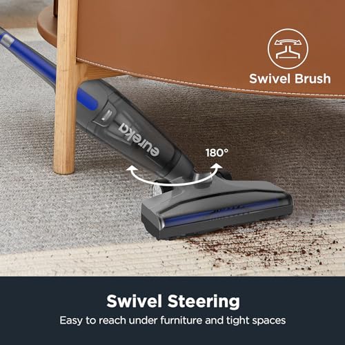 Eureka Blaze Stick Vacuum Cleaner, 3-in-1 Small Vacuum for Home, Blue photo 10