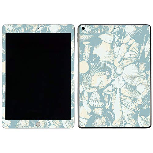 MightySkins Skin for Apple iPad 7th Gen. (10.2" 2019) - Blue Seashells | Protec…
