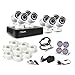 Swann SWDVK-HDHOMK88-US DVR8-1575 TVI 720A / 500GB / 8 x HDCAM Bullet White Surveillance DVR Kit, Black