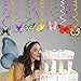 CC HOME 15Pcs Butterfly Hanging Swirls Insect Ceiling Streamer Birthday Decorations Butterfly Themed Party Favors for Holiday Baby Shower Home Decoration Party Supplies