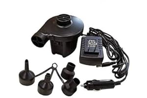 Berocia Extra Long 6.56ft Air Mattress Pump Car Adapter Plug in Electric Air Pump for Inflatables Balloons Air Bed Pool Toy Raft Boat AC Pump Quick-Fill Inflator Deflator Pumps for Outdoor Camping