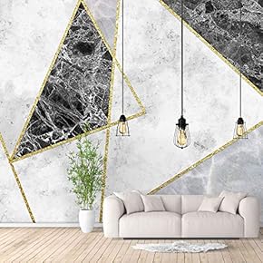 Wall Murals for Bedroom Abstract Geometric Theme Removable Wallpaper Peel and Stick Wall Stickers - 66x96 inches