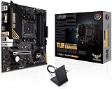 ASUS TUF GAMING A520M-PLUS WIFI AMD A520 AM4 Micro ATX DDR4 Motherboard view 2