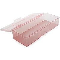 Beauticom Doppellagen-Box Für Nagelkunst-Werkzeuge & Make-up Pinsel – Rosa, 21,6 Cm