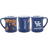 RFSJ Kentucky Wildcats Ceramic 16 oz Relief (3D) Mug, Blue