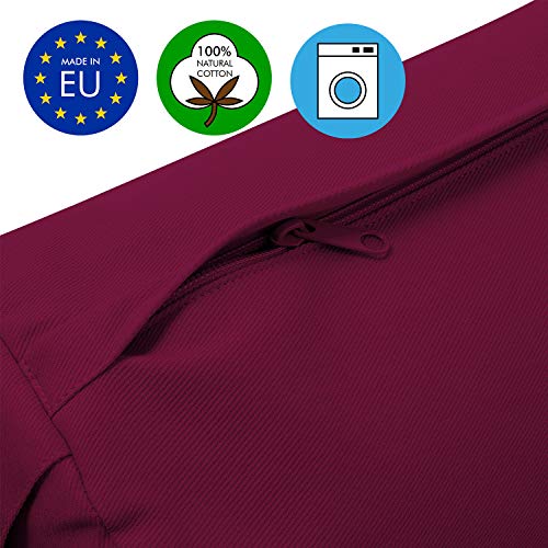 Present-Mind-Yoga-Bolster-Roll-Natural-Cushion-O20-cm--Buckwheat-Husk-Filling--100-Cotton-Cover