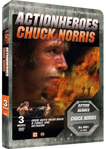 Chuck Norris Action Heroes Collection ( Good Guys Wear Black / A Force of One / The Octagon ) (Steelbook Edition) [ NON-USA FORMAT, PAL, Reg.0 Import - Denmark ]