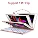 Earto iPad Mini 5 / Mini 4 Keyboard - 135 Degree Flip 7 Color Backlit Aluminum Shell Smart Folio Keyboard Case with Auto Sleep/Wake for iPad Mini 5th Gen 2019 / iPad Mini 4 2015, Rose Gold