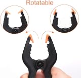Juibao 20-Piece Nylon Spring Clamps Set 2in 3in Heavy Duty Grip Clips view 2