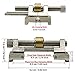 LepoHome Stainless Steel Honing Guide with Brass Roller for Wood Chisel Fixed Angle Knife Sharpener Planer Blade Sharpening(Clamping Width Range 0.2''-3.2'')