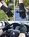 Batuzon Winter Running Gloves Touchscreen Windproof Water-Resistant Warm Cycling Gloves Lightweight Thermal Liner Gloves Riding Driving Hiking Outdoor Sports Gloves Cold Weather for Men Women