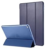 Ztotop iPad 9.7 Case 2018 iPad 6th Generation Case / 2017 iPad 5th Generation Case,Smart Ultra Slim Lightweight Trifold Stand Cover with Hard Back for ipad 9.7,Dark Blue